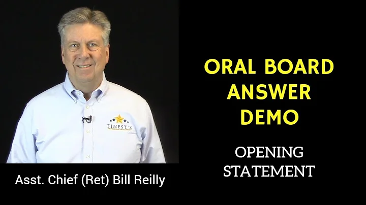 Police Oral Board Opening Statement Demonstration