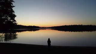 Sunrise at Lappis, Stockholm - Drone Shots 4K