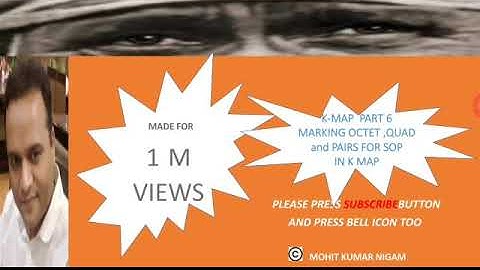 K MAP MARKING OCTET QUAD PAIRS FOR SOP REDUCTION : PART 6 | B. TECH. MCA ISC CBSE