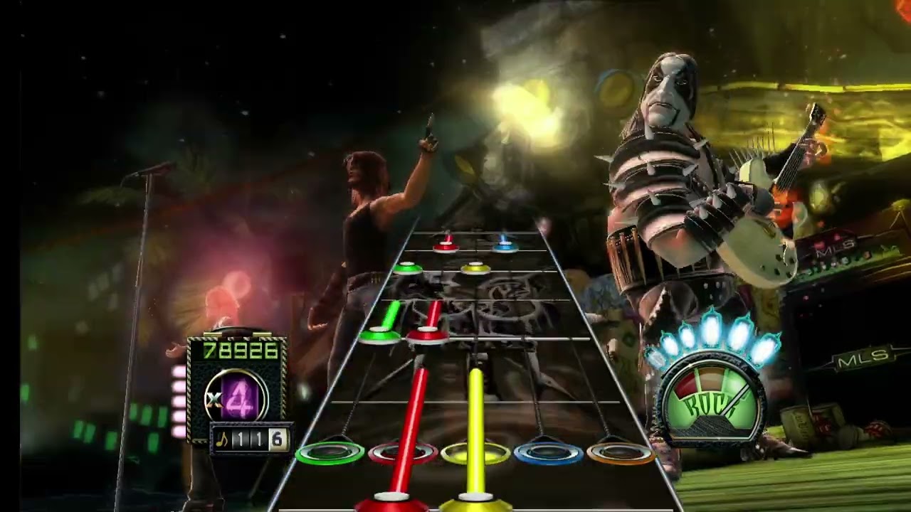 "Angel" By Elefante 99% NFC | Con Control Xbox 360 • Guitar Hero 3 Legends of Rock