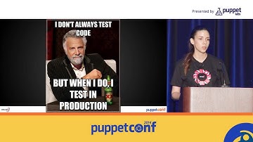 [PuppetConf 2014][Puppet Ecosystem] Building and Testing from Scratch a Puppet Environm...