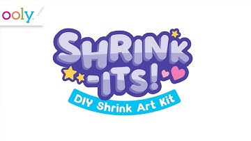OOLY Shrink-its! DIY Shrink Art Kit