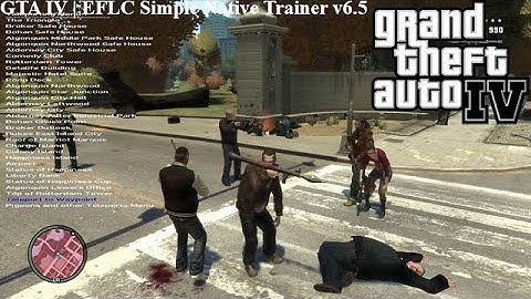 GTA IV Modding - GTA IV | EFLC Simple Native Trainer v6.5 [Installation & Gameplay]