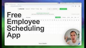 Free Employee Scheduling App Demo | CrewHR