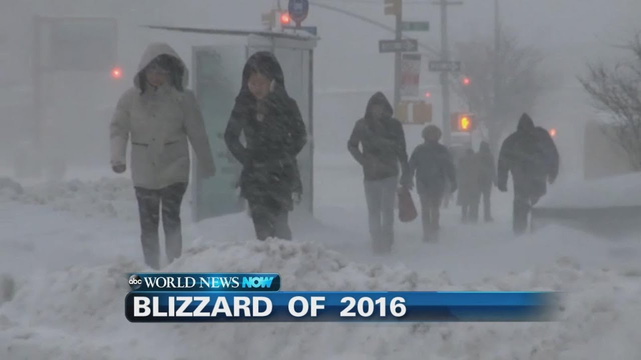Major Winter Storm Pummels the East Coast | ABC News - YouTube