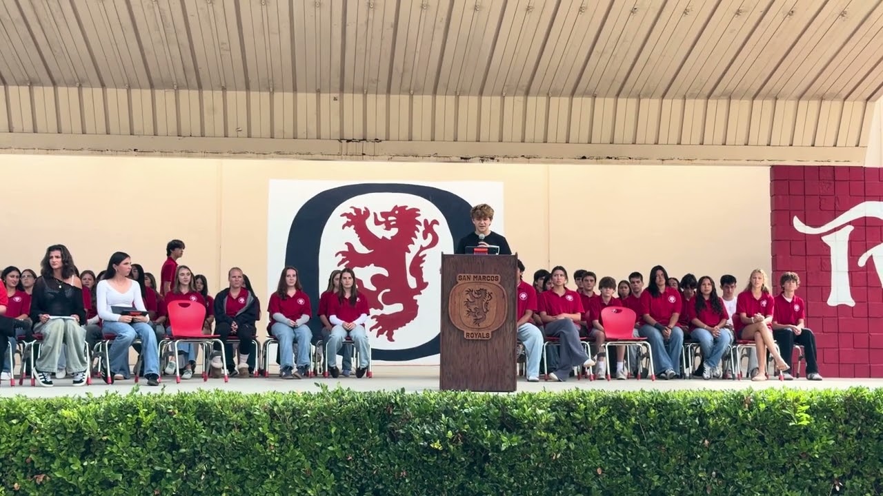 Freshman Class Officer Election Speech (September 22, 2025)