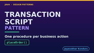 Transaction Script
