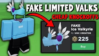 Fake Valkyrie Helms on Roblox UGC! | Clones and Copies