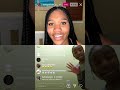 Tiahra Nelson IG LIVE - Tiahra crying because of the girl's powerful acting