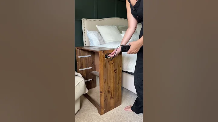 DIY Hidden Nightstand Outlet Hack