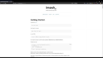 Save imask.js