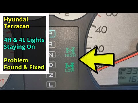 Not Shifting Into 4WD Low - Both Hi & Low Lights Staying On - Hyundai Terracan