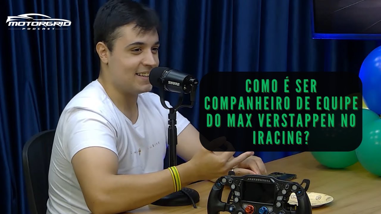 Como é ser companheiro de equipe do Max Verstappen no iRacing? | Motorgrid Podcast