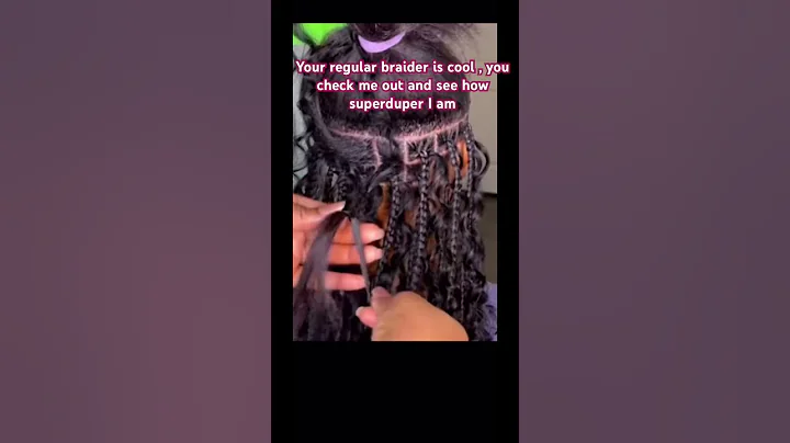 Baddest mobile braider in town#shortsfeed #hair #bohobraids #knotlessbraids #hairbraids #braider r