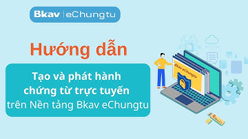 Hướng dẫn Tạo và phát hành chứng từ trực tuyến trên Nền tảng Chứng từ điện tử Bkav eChungtu