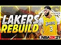LEBRON RETIRES?? REBUILDING THE LA LAKERS! NBA 2K21