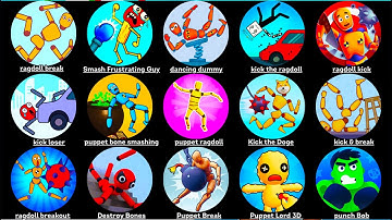 Ragdoll Break Kick Loser, Climbing Slice, Puppet Bone Smashing, Ragdoll Fall, Hero Capture...