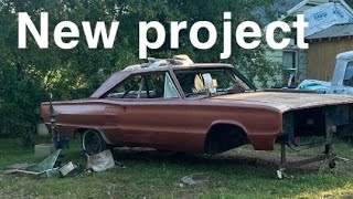 New project....1967 Coronet sneak peek!  Let's get this hot rod back on the road!