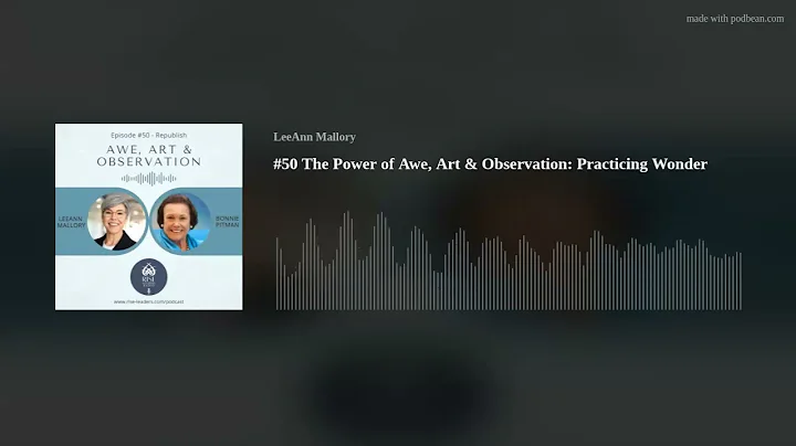 #50 The Power of Awe, Art & Observation:  Practicing Wonder