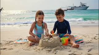 Realstic Multi Character Ai Powered Travel Vacation Promotional Video Digital Art Brain