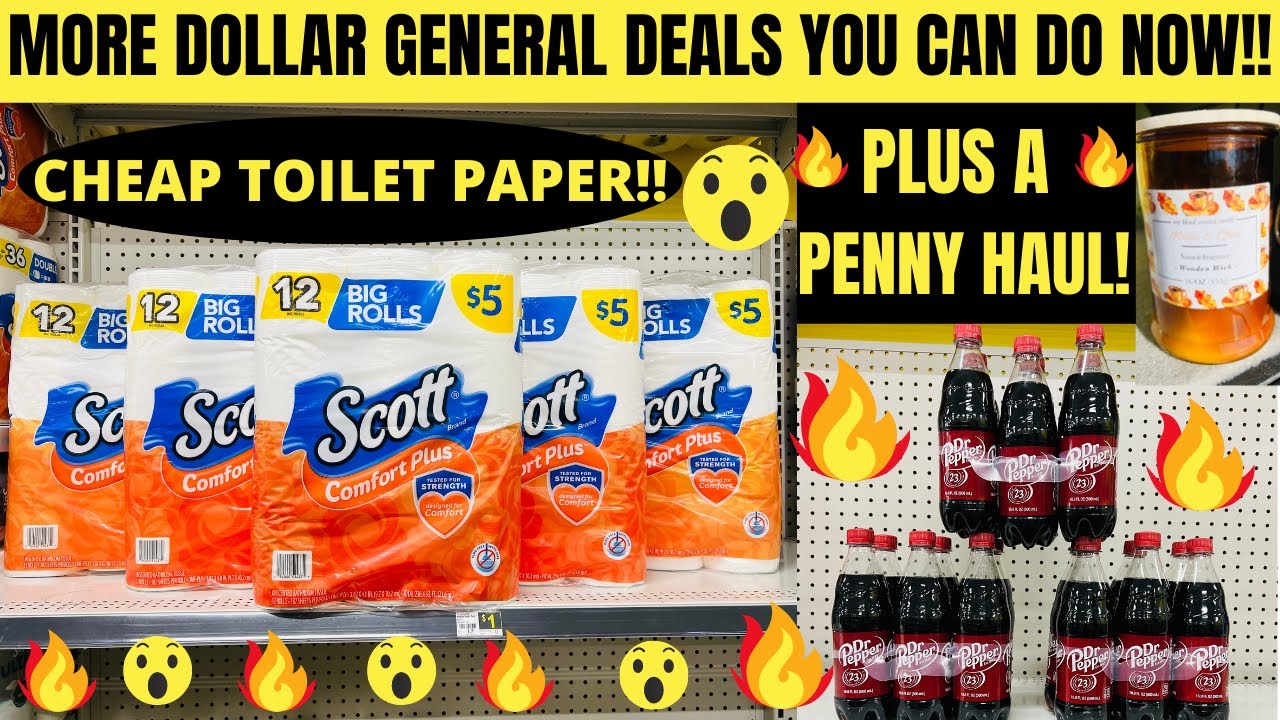 DOLLAR GENERAL ALL DIGITAL DEALS YOU CAN DO NOW!! | TOILET PAPER AS LOW ...