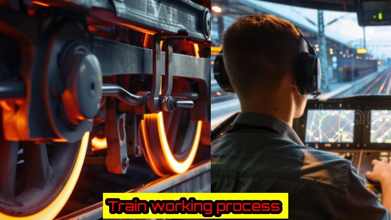 ट्रेन कैसे काम करते हैं कैसे स्टार्ट किया जाता है ? Train working ...