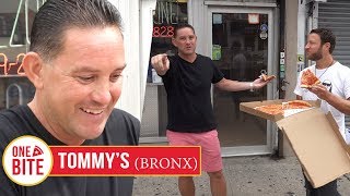 Barstool Pizza Review - Tommy's Pizza (Bronx) With Special Guest Lorenzo