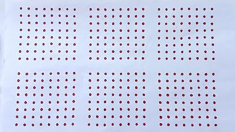 8*8 dots Rangoli designs for beginners| easy and beautiful simple Rangoli designs| festival rangoli