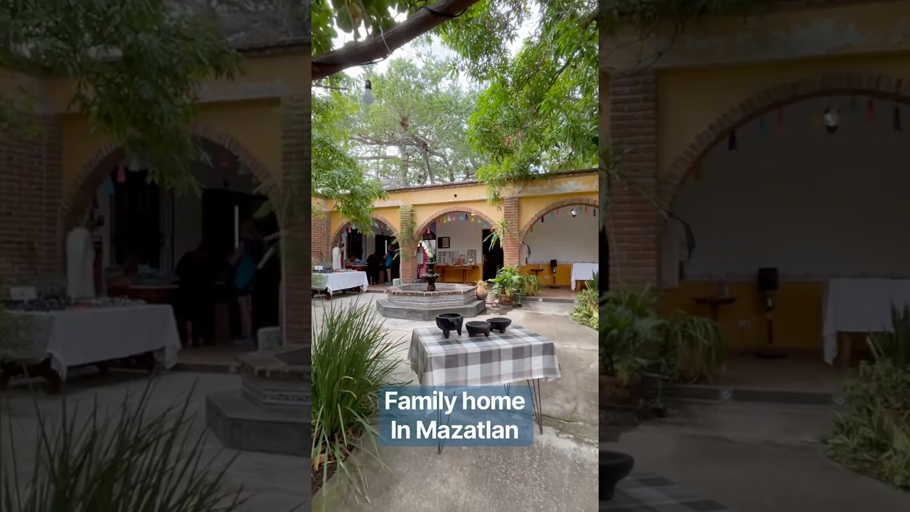 Mazatlan excursion first stop a traditional family home. Ruby Princess