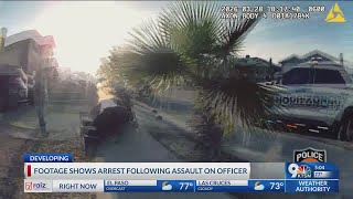 Man arrested following assault on Horizon police officer