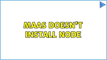 Ubuntu: Maas doesn