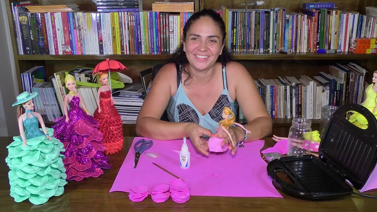 Artesanato Boneca no Pote - Artesã Vanessa Garcia