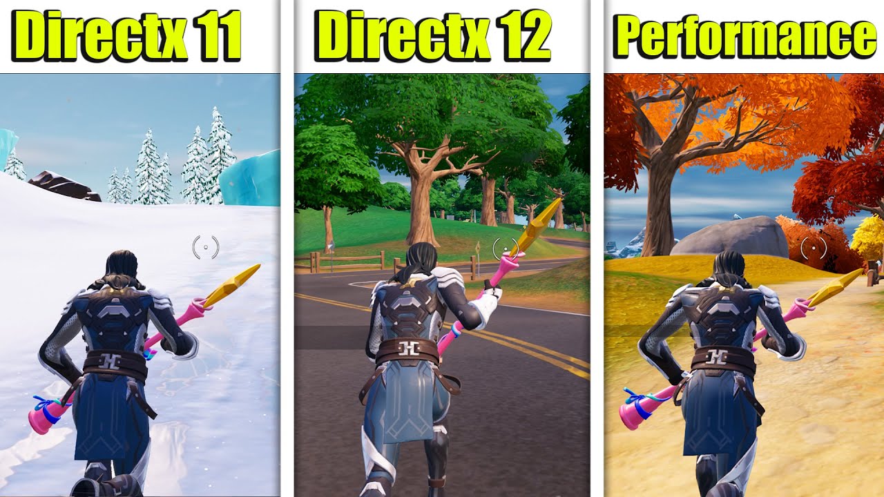 Fortnite DirectX 11 vs DirectX 12 Comparison NVIDIA 