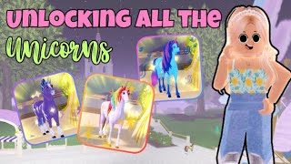 Unlocking All the *UNICORNS!* Trading in Unicorn Gems! | Wild Horse Islands screenshot 3