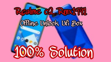 Realme c2 Unlock by Ufi box 100%solution.RMX1941 pattern/password unlock by Ufi box