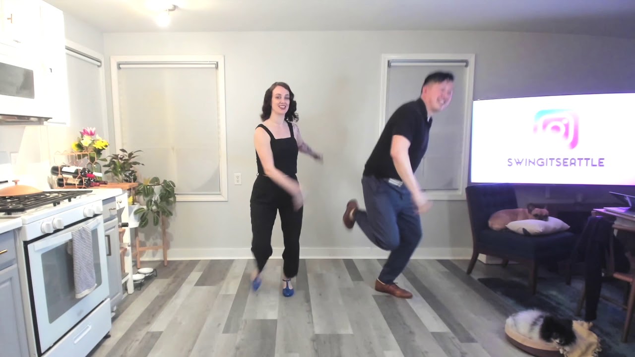 Swing It Seattle - Solo Jazz 3 "Boogie Blues" - Katie & Mark Kihara
