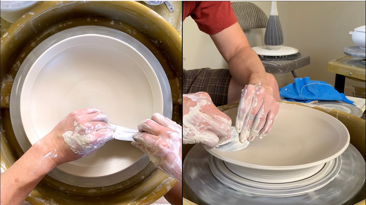 451. Throwing a 3 Lb Plate with Hsin-Chuen Lin 林新春 盤子拉坯示範