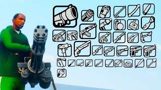 All Weapons & Sounds Of Gta San Andreas Definitive Edition In 53 Seconds