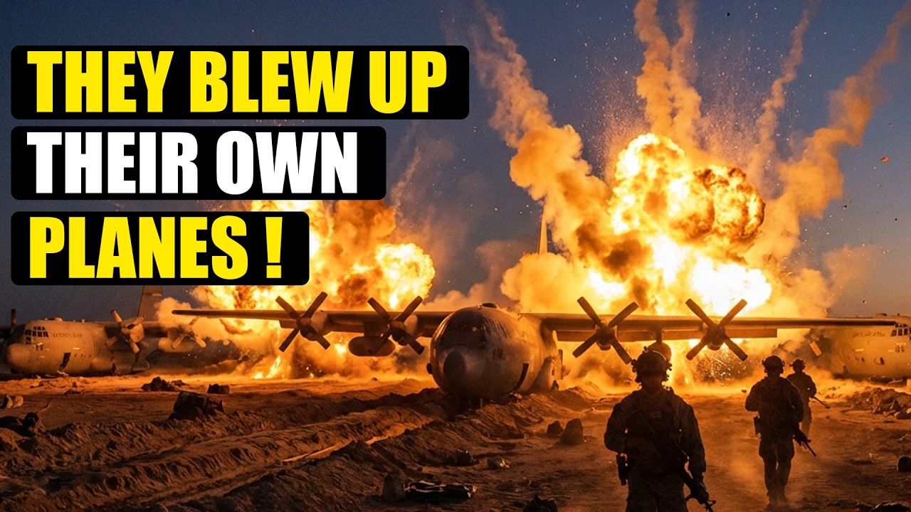 They Blew Up Their Own Planes: The Craziest US PILOT RESCUE in IRAN ...