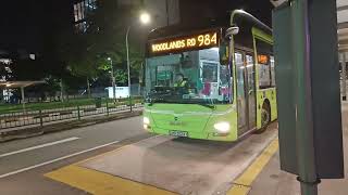 (TTS) SMB3024Y On Service 984 Departing Bus Stop 44091