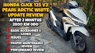 Honda Click 125 V3 Pearl Arctic White Update Review | BoyByaheroz Motovlogz