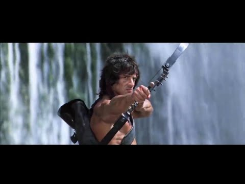 Rambo 2 First Blood (1985) - Explosive Arrow Scene Vietnam War