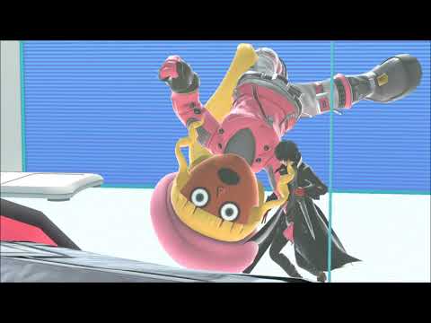 スマブラSP　格闘MiiにジョーカーのZ軸バグ上投げ＆下投げ＆ワイヤー2