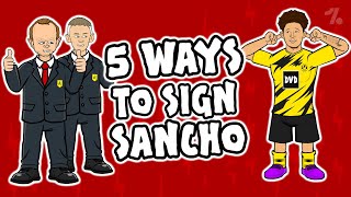 5 ways Man United could SIGN Jadon Sancho! ► OneFootball x 442oons