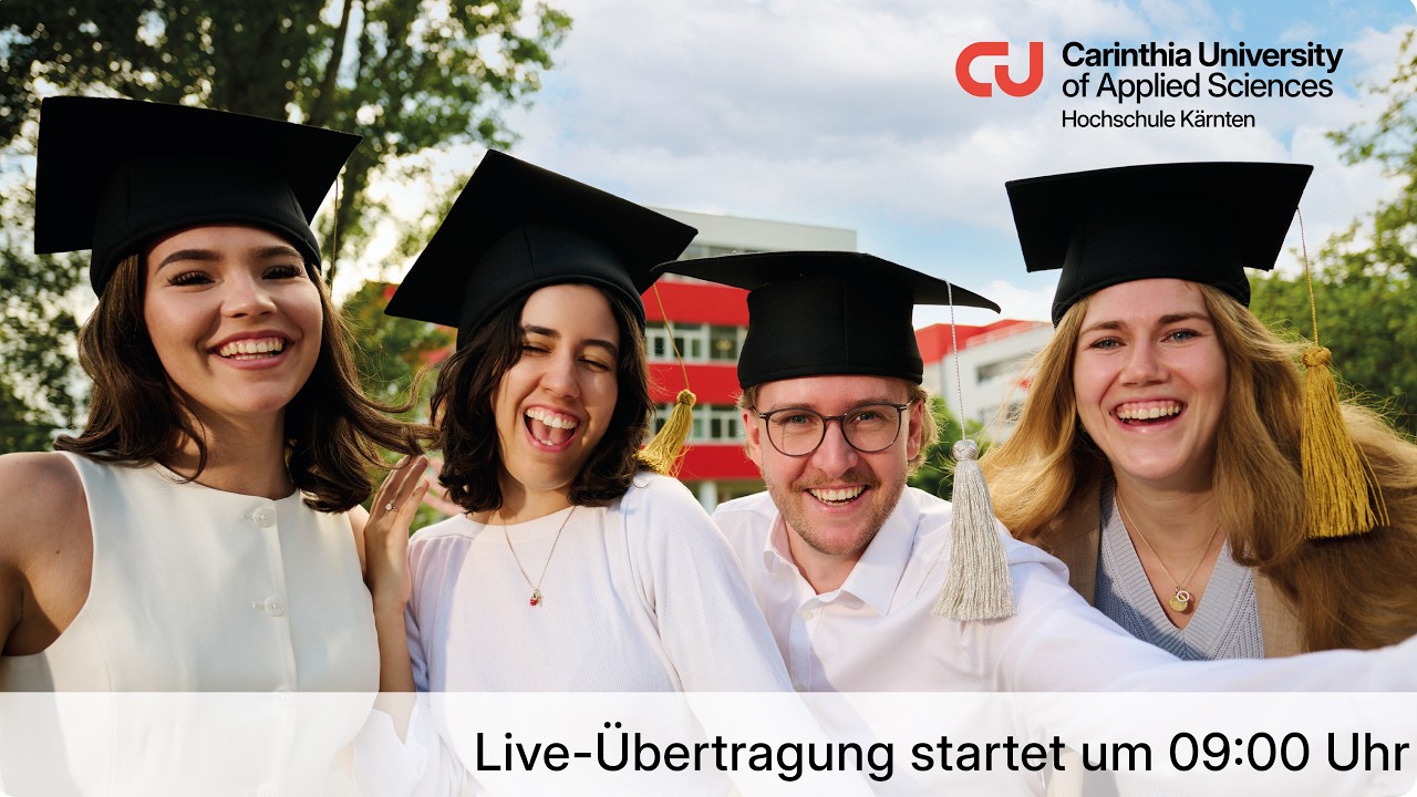 FH Kärnten Sommersponsion 2026, CUAS graduation ceremony 2026, 09:00 (CEST)