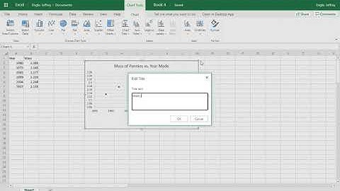 Excel Tutorial Video for Pennies Lab