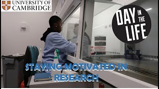 The cells are my boss! Staying motivated as a scientific researcher (vlog) #blackgirlinscience
