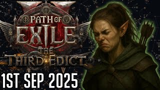 PoE2 Third Edict - The Ultimate PooPoo Build - 1st Sep 2025