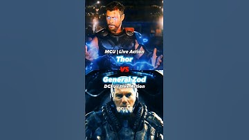 Thor vs General Zod | battle #shorts #marvel #dc #viral #1v1
