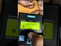 How is Run multispeed of Siemens Drive (VFD) in Hindi